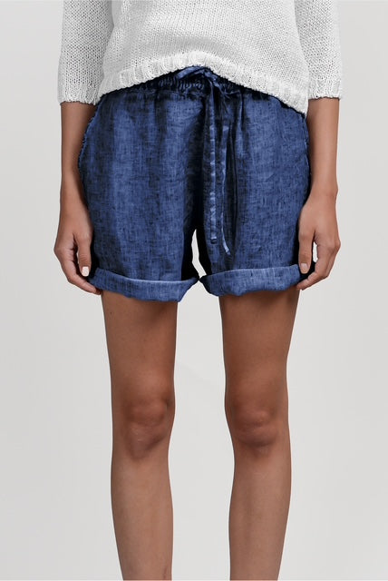 LINEN SHORTS - PLOUMANAC'H - NAUTICO
