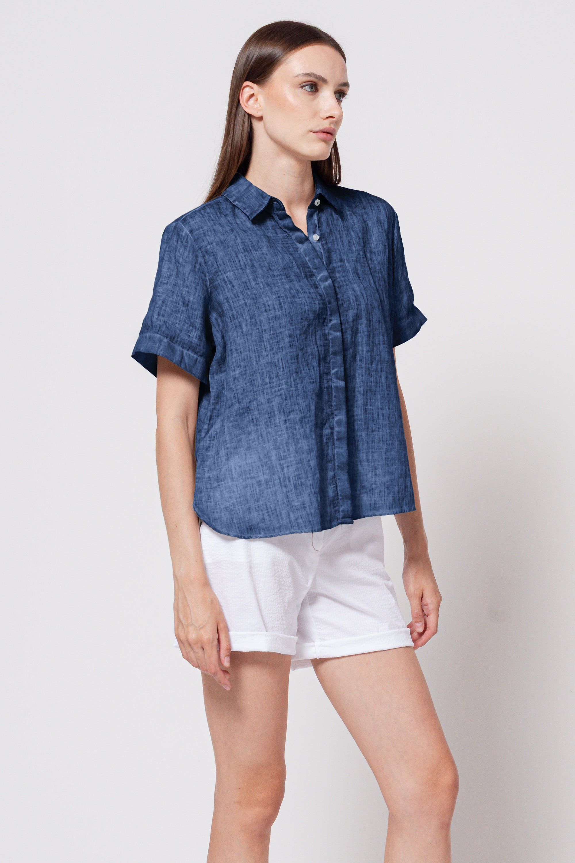 SANNA LINEN SHIRT - PLOUMANAC'H - NAUTICO