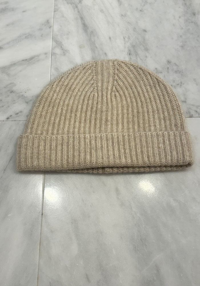 LUXE CASHMERE 6 PLY FISHERMAN RIB HAT