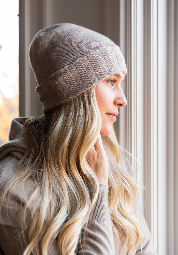 SPARKLE CASHMERE HAT