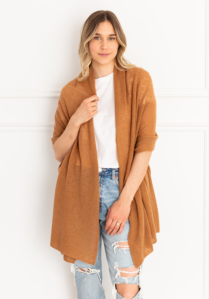 THE EVERYDAY CLASSIC CASHMERE WRAP + SCARF