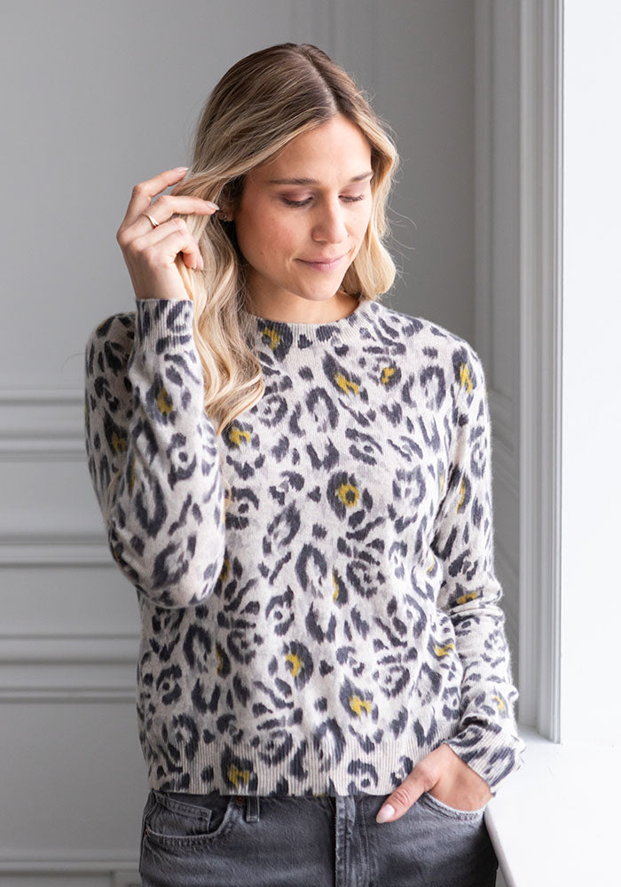 ANIMAL PRINT CREW - KINROSS - AGATE MULTI