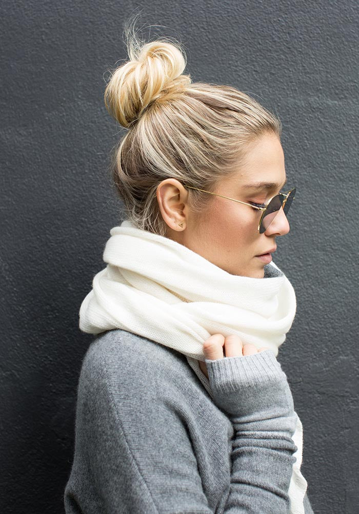 THE BLACK FRIDAY SCARF - ARCTIC WHITE