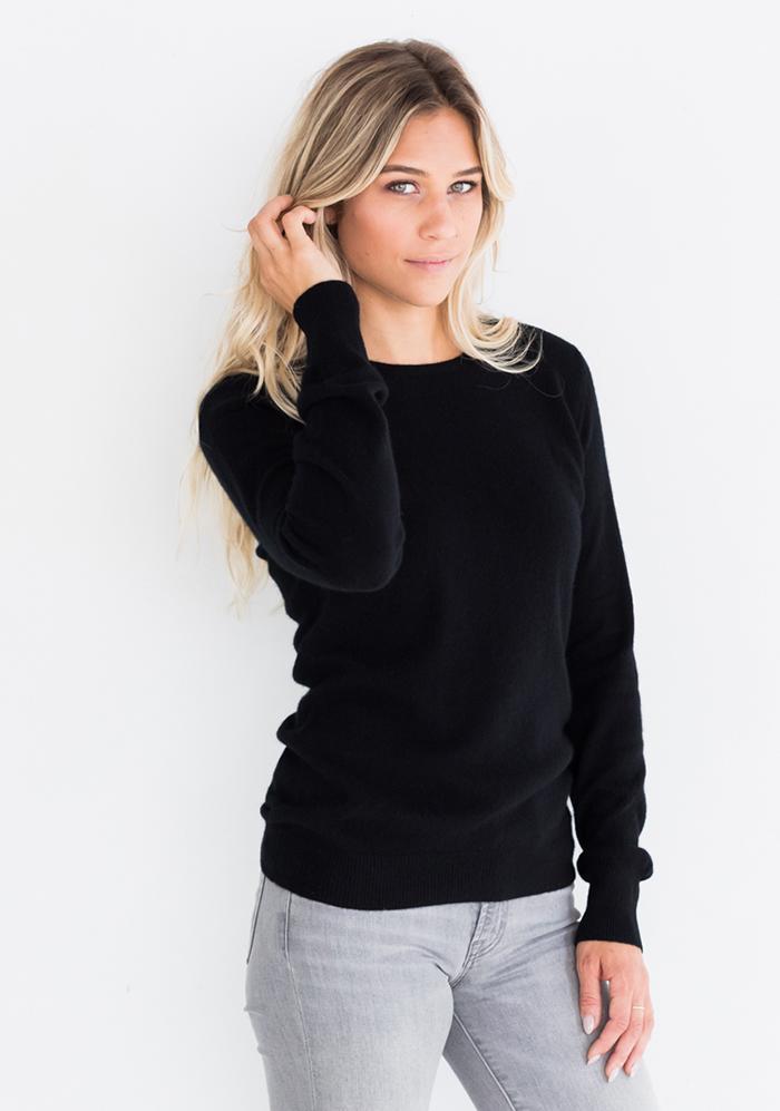 NEW WOMEN'S ROUND NECK - BLACK
