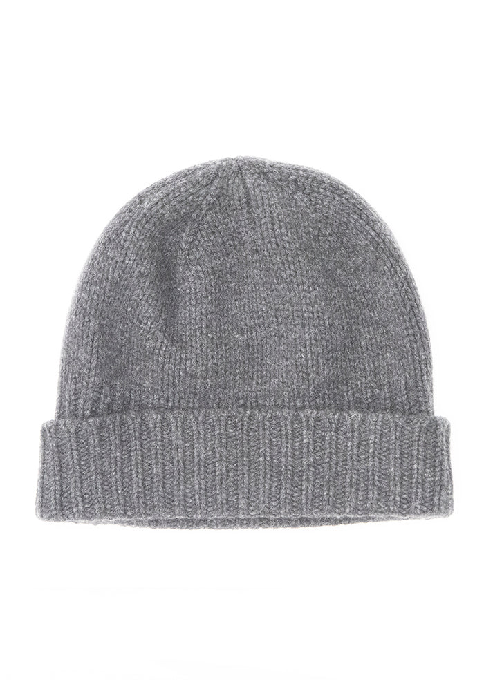 CASHMERE HEAVY RIBBED HAT