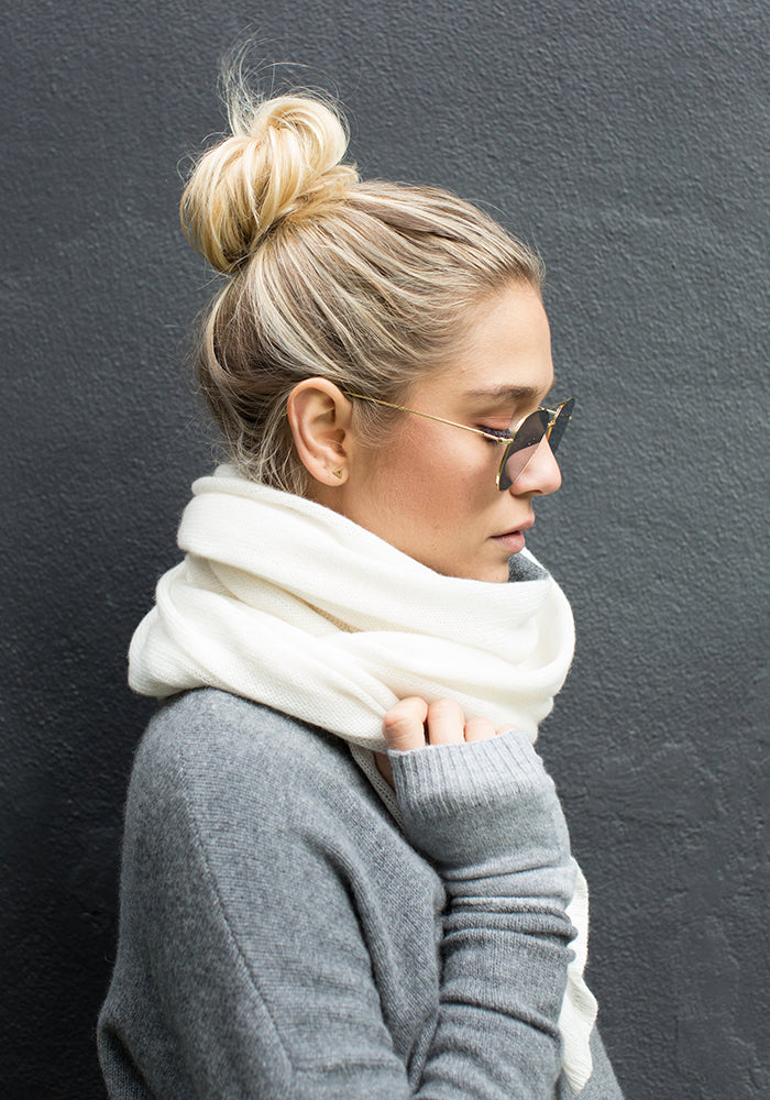 THE EVERYDAY CLASSIC CASHMERE WRAP + SCARF