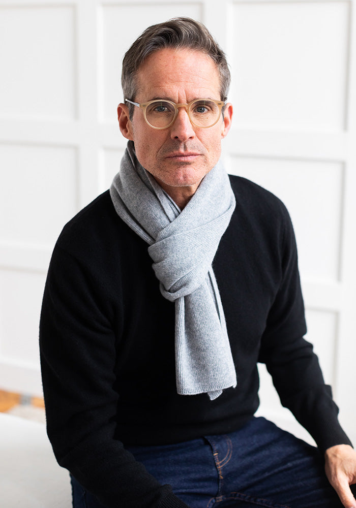 CLASSIC CASHMERE SCARF - MENS