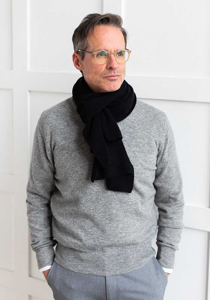 CLASSIC CASHMERE SCARF - MENS