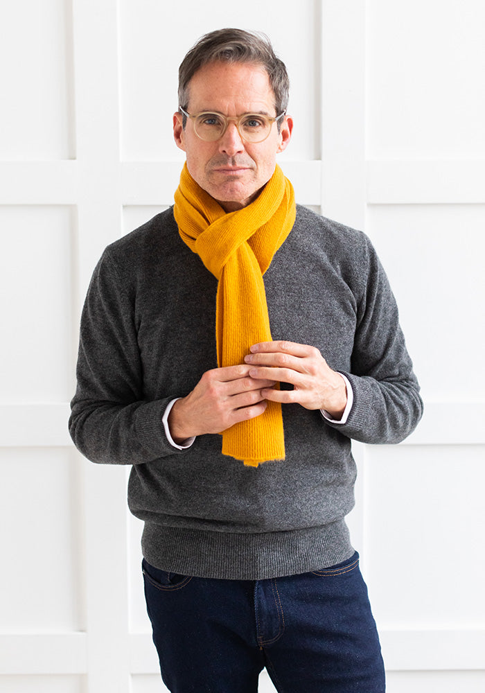 CLASSIC CASHMERE SCARF - MENS
