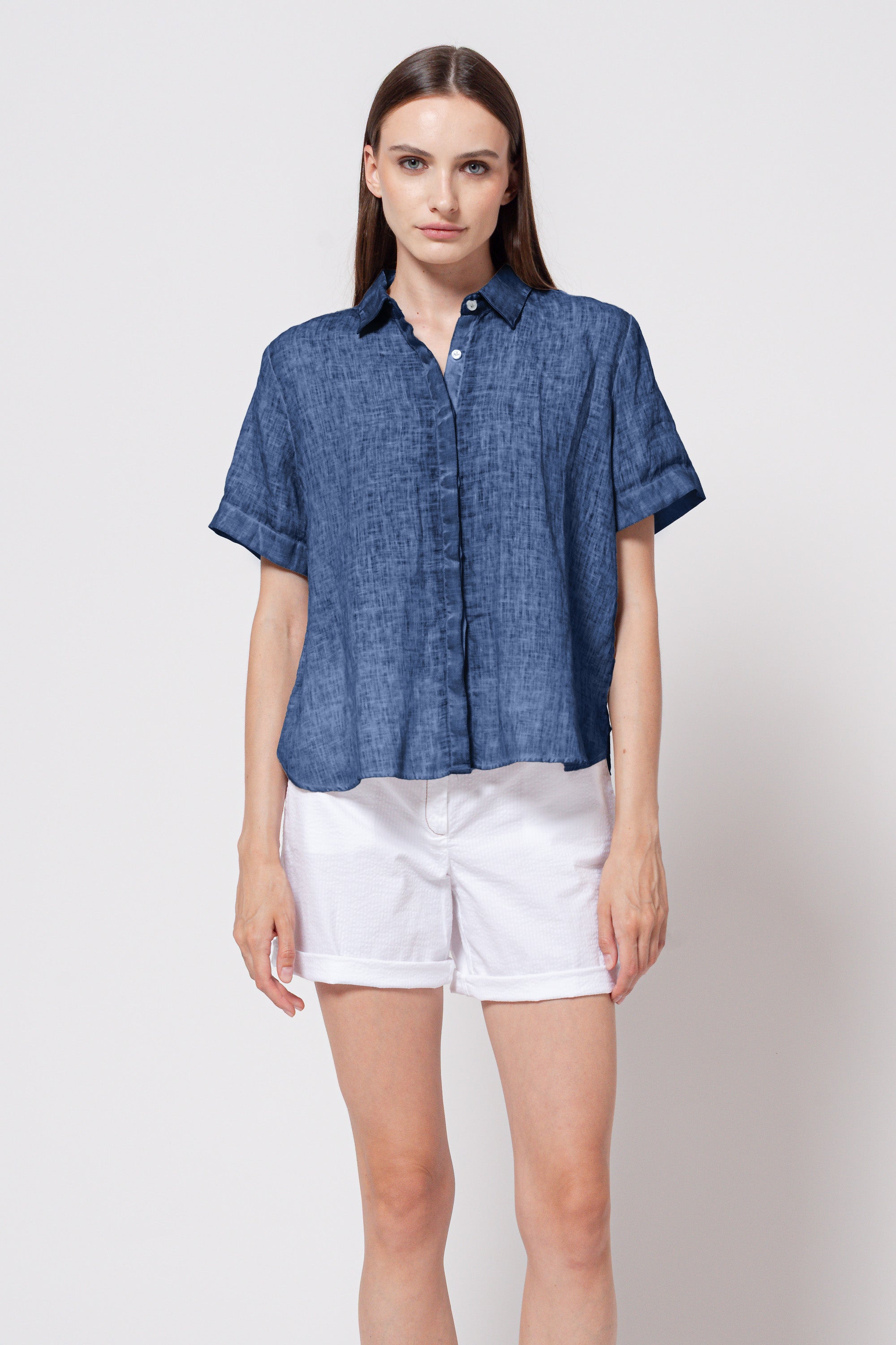 SANNA LINEN SHIRT - PLOUMANAC'H - NAUTICO