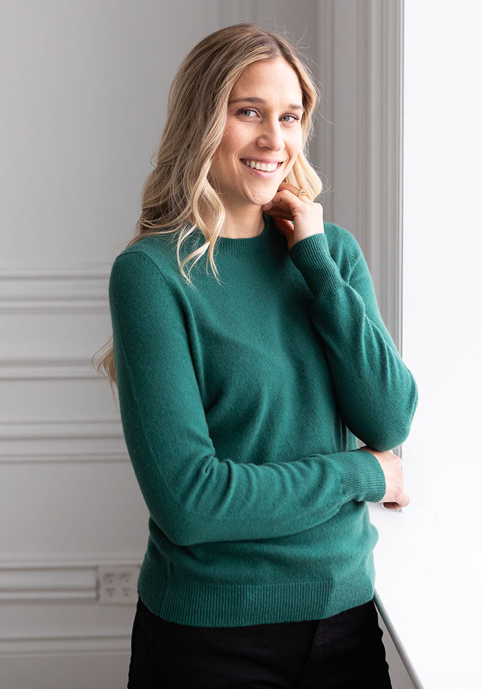 NEW WOMEN'S ROUND NECK - FOREST