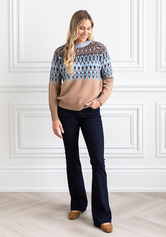 FAIR ISLE CREW - KINROSS - SCOTCH MULTI