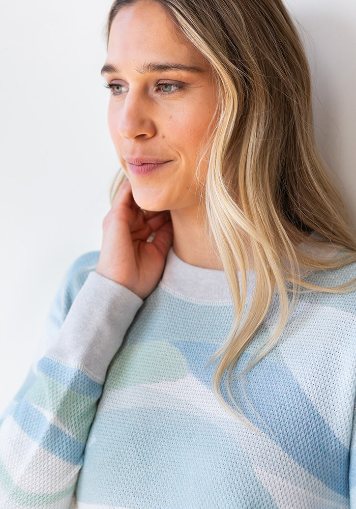 LANDSCAPE PRINT PULLOVER - KINROSS - MULTI