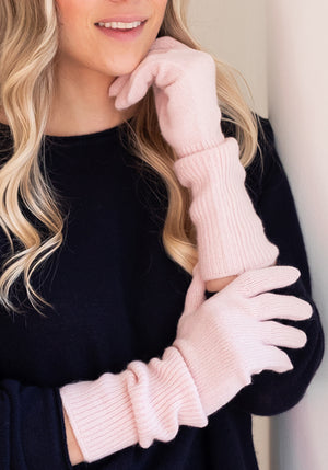 NEW LONG CASHMERE GLOVES