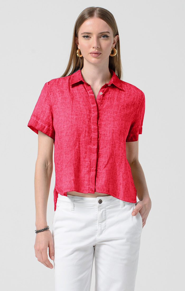 PLOUMANAC'H - SUNRAY LINEN SHIRT - NETTUNO