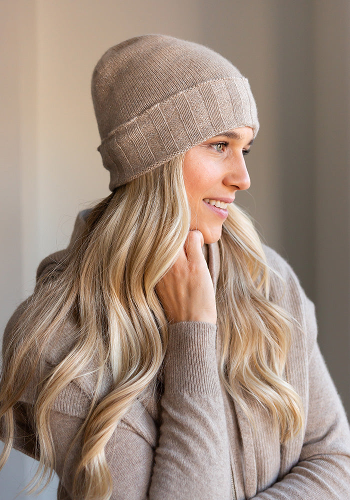 SPARKLE CASHMERE HAT