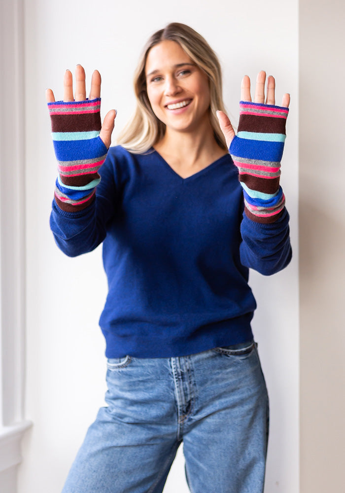 LONG STRIPED WRISTLETS - COLOUR