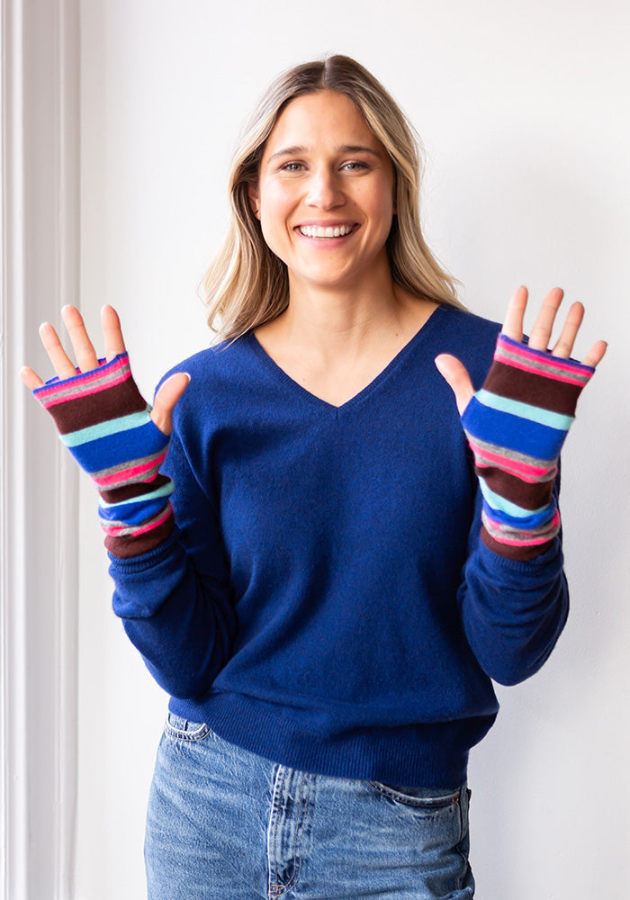 LONG STRIPED WRISTLETS - COLOUR