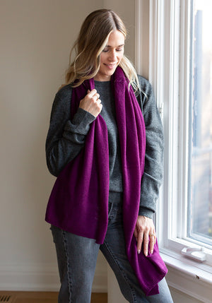 THE EVERYDAY CLASSIC CASHMERE WRAP + SCARF