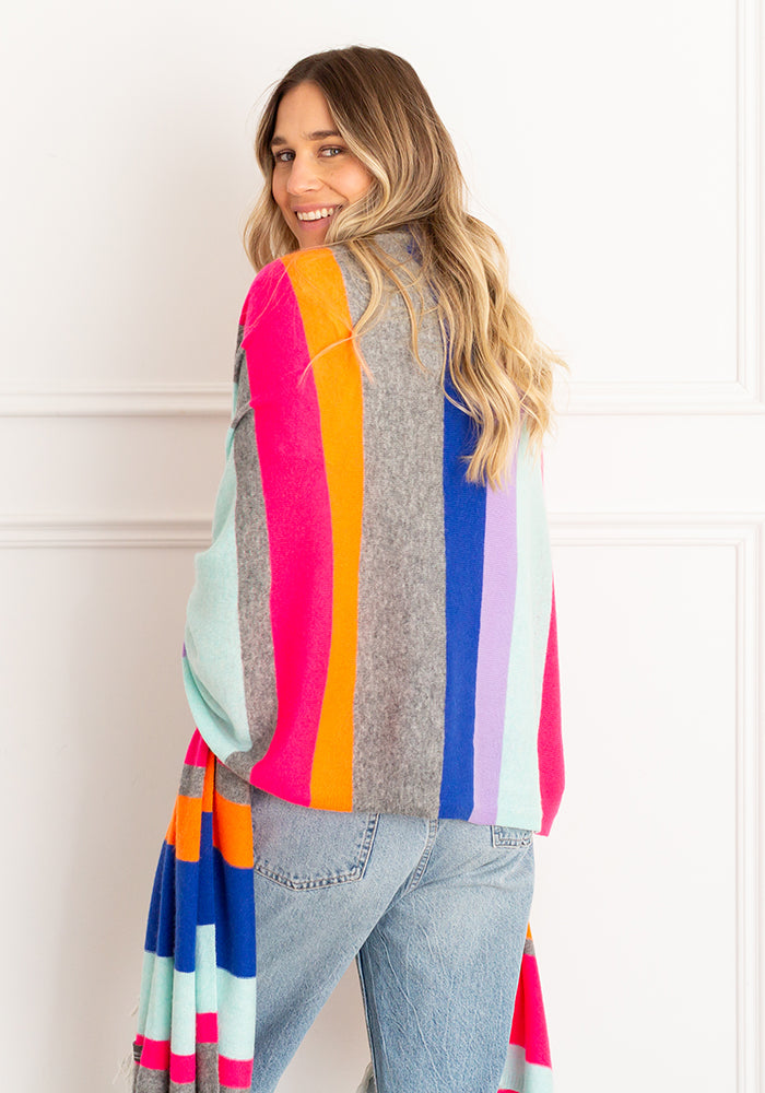 NEW CRAZY STRIPE SCARF