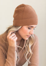 NEW CASHMERE RIBBED HAT