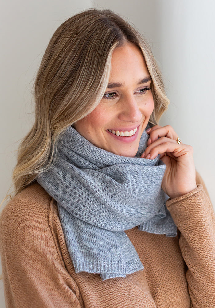 THE EVERYDAY WRAP + SCARF SPARKLE YARN