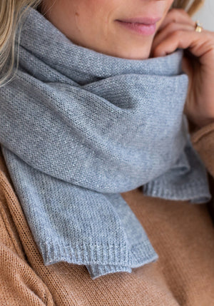 THE EVERYDAY WRAP + SCARF SPARKLE YARN