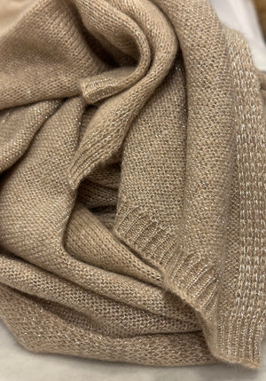 THE EVERYDAY WRAP + SCARF SPARKLE YARN