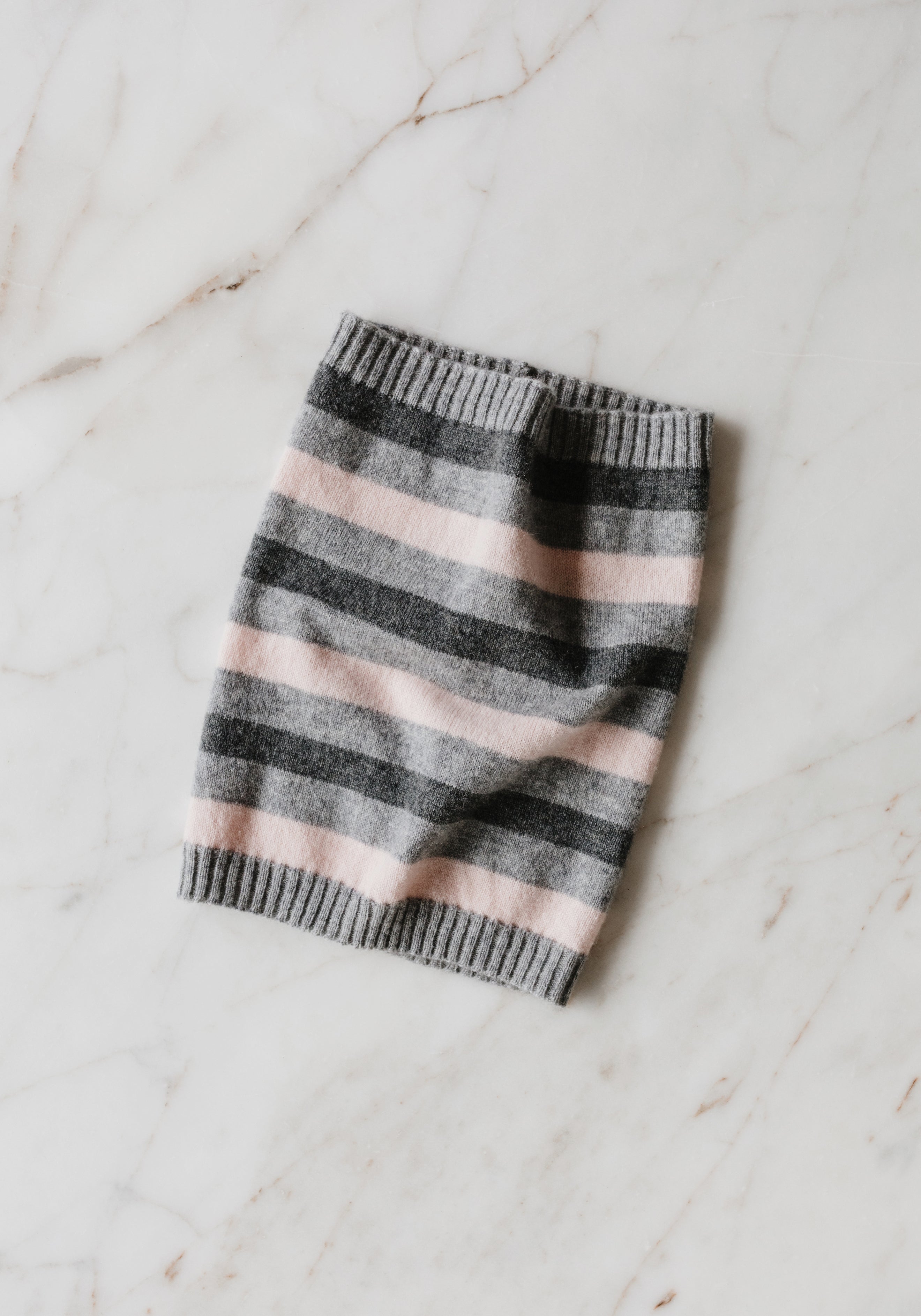 KIDS STRIPED CASHMERE SNOOD