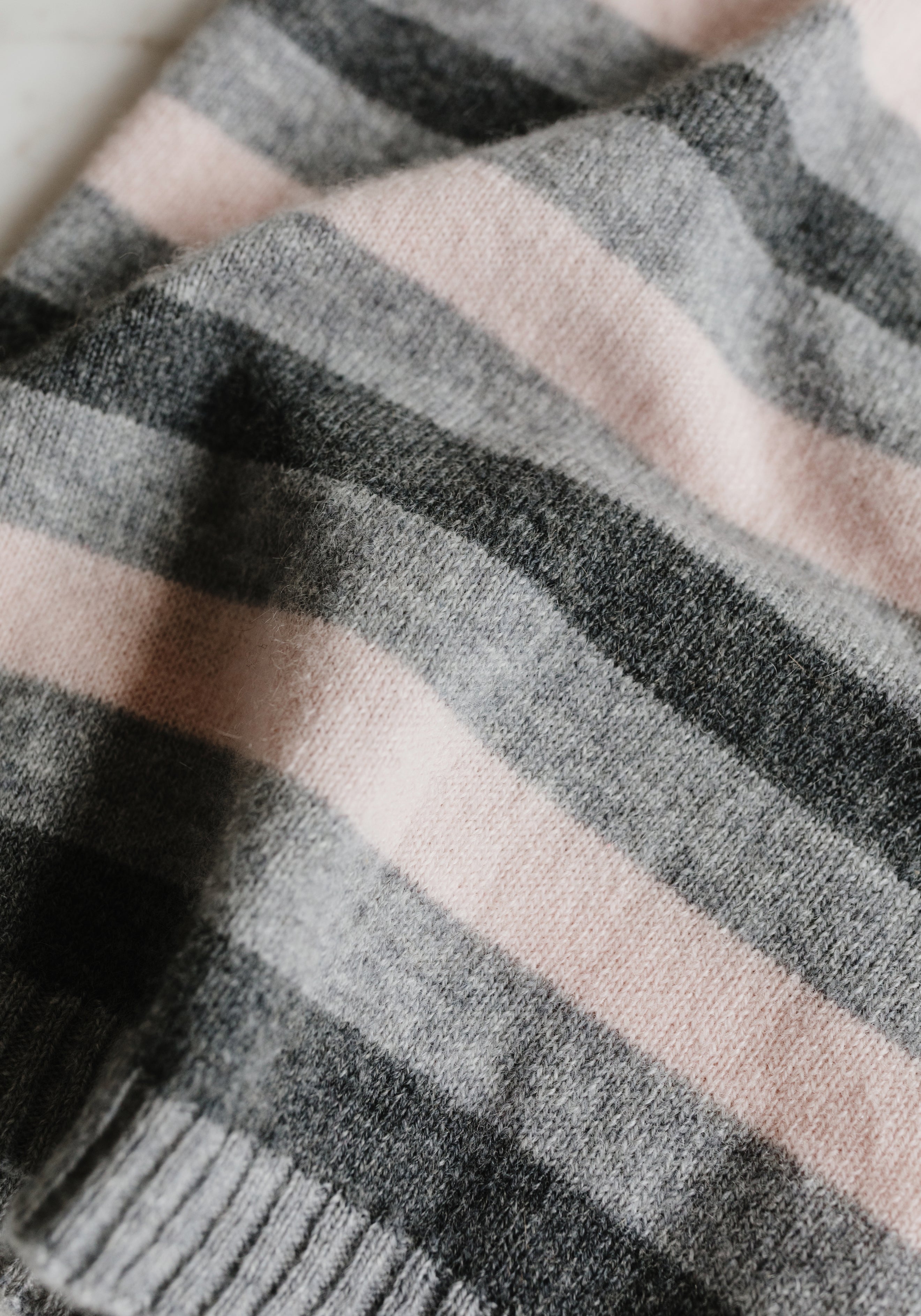 KIDS STRIPED CASHMERE SNOOD