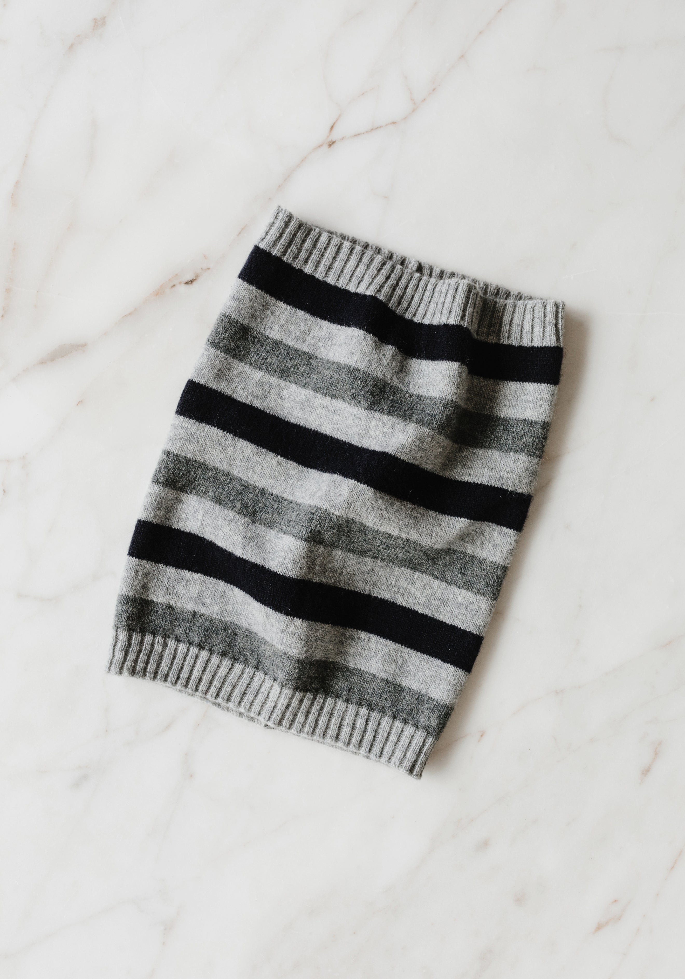 KIDS STRIPED CASHMERE SNOOD