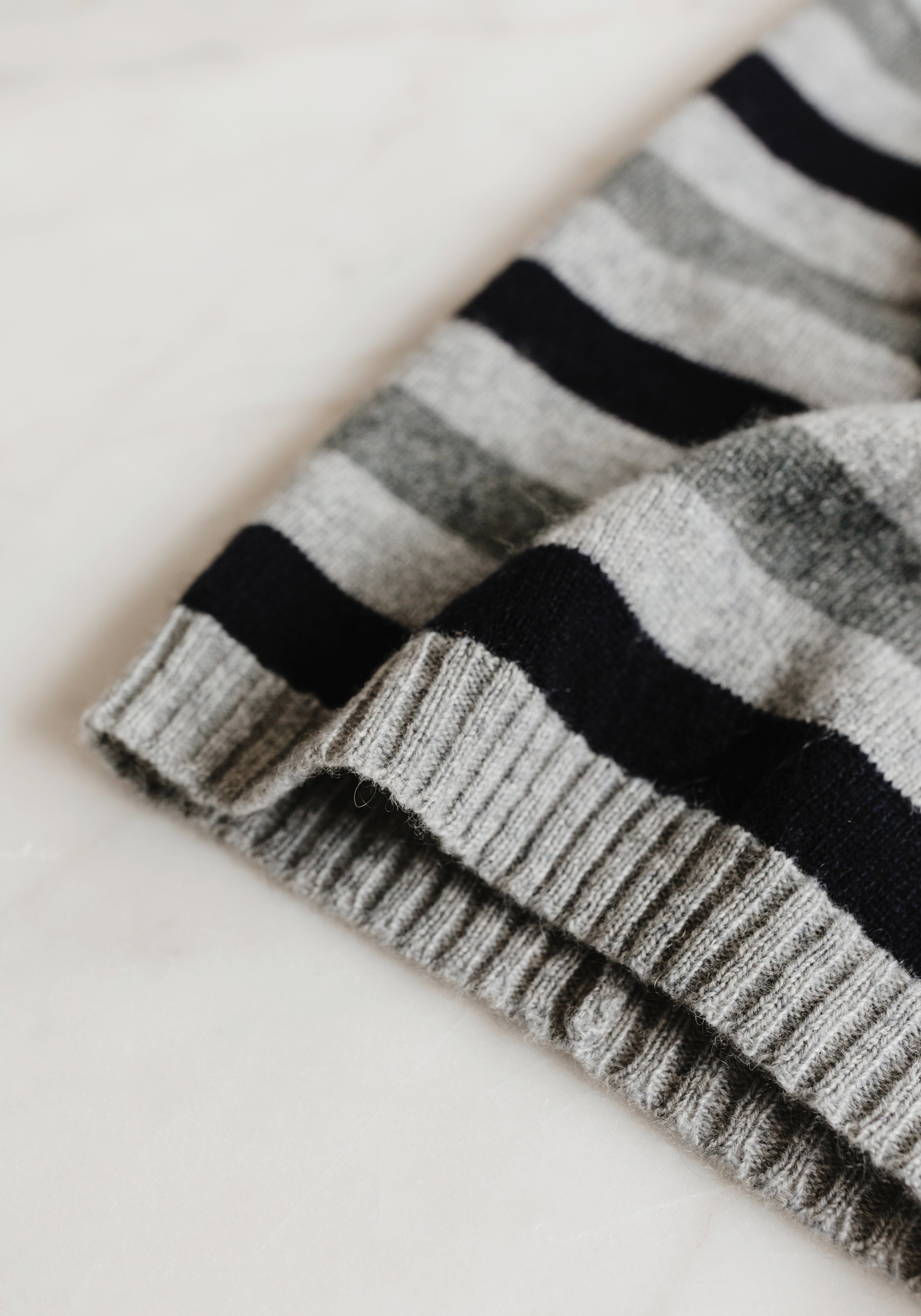 KIDS STRIPED CASHMERE SNOOD