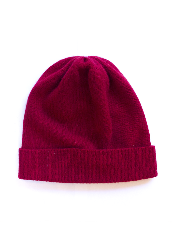 Classic Ribbed Cashmere Hat - 100% Cashmere by The Cashmere Shop