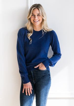 SALE - ROUND NECK - COOL DENIM