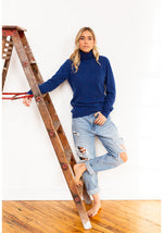 NEW WOMEN'S TURTLE NECK - DENIM