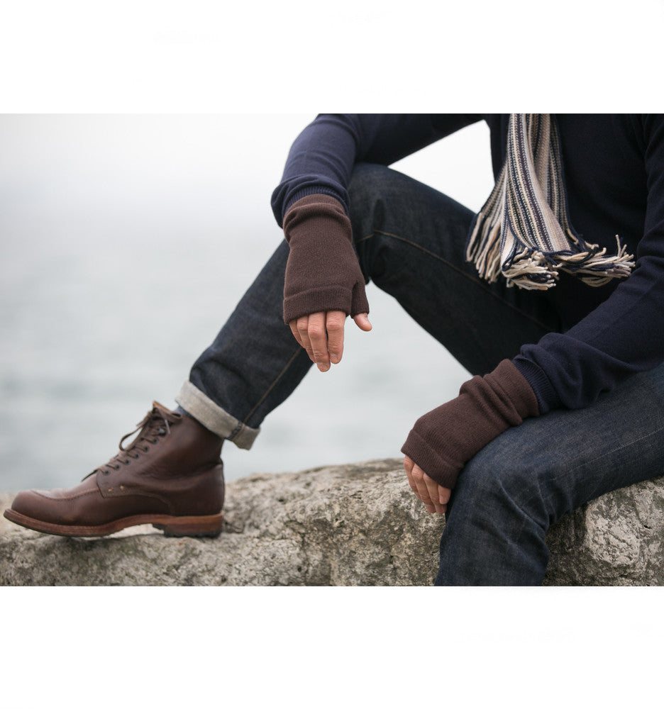 Men's Cashmere Wristlets - The Cashmere Shop
 - 3