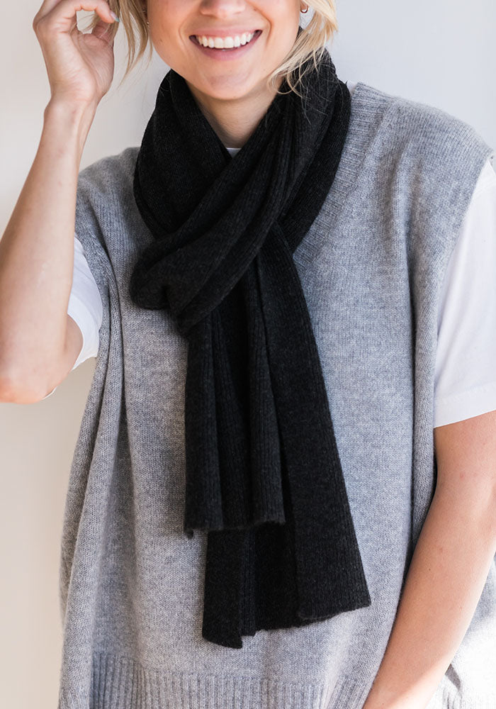 THE EVERYDAY CLASSIC CASHMERE WRAP + SCARF – The Cashmere Shop