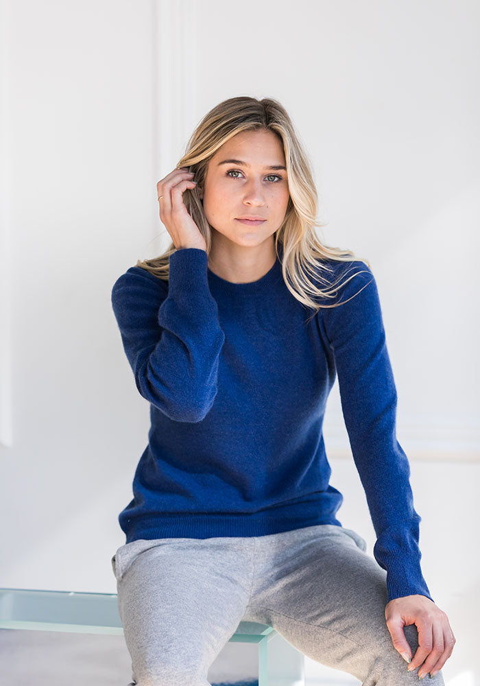 SALE - ROUND NECK - COOL DENIM