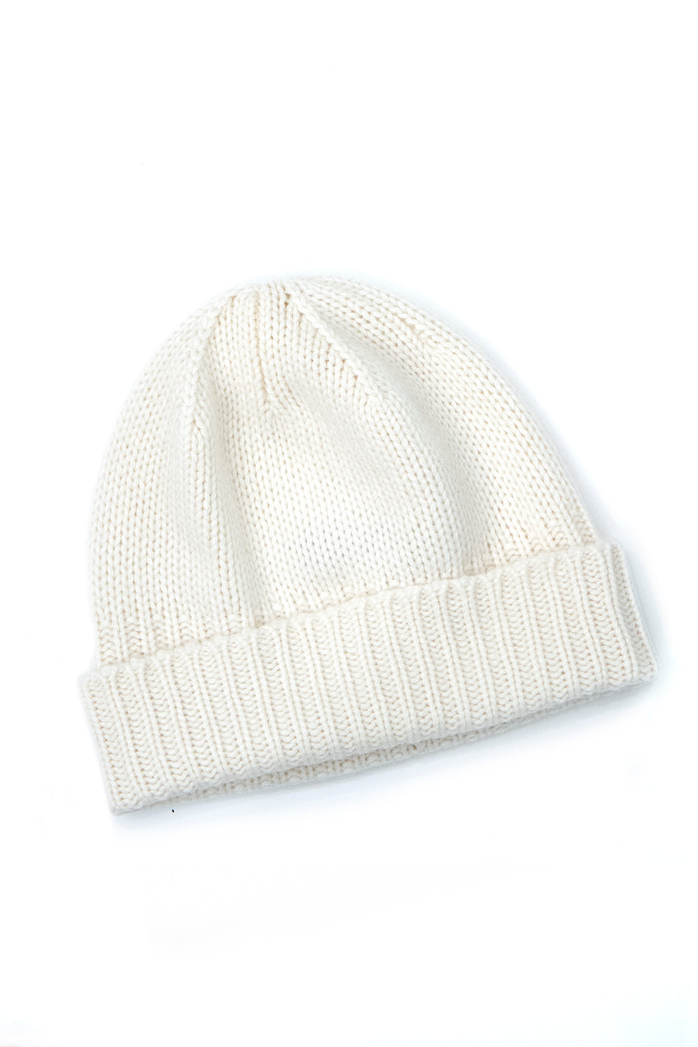 CASHMERE HEAVY RIBBED HAT