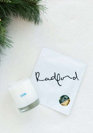 LOHN CANDLE & RADFORD FACE MASK HOLIDAY SET