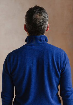 MEN'S FULL ZIPPER - ROYAL BLUE - X large