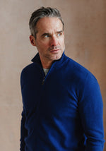 MEN'S FULL ZIPPER - ROYAL BLUE - X large