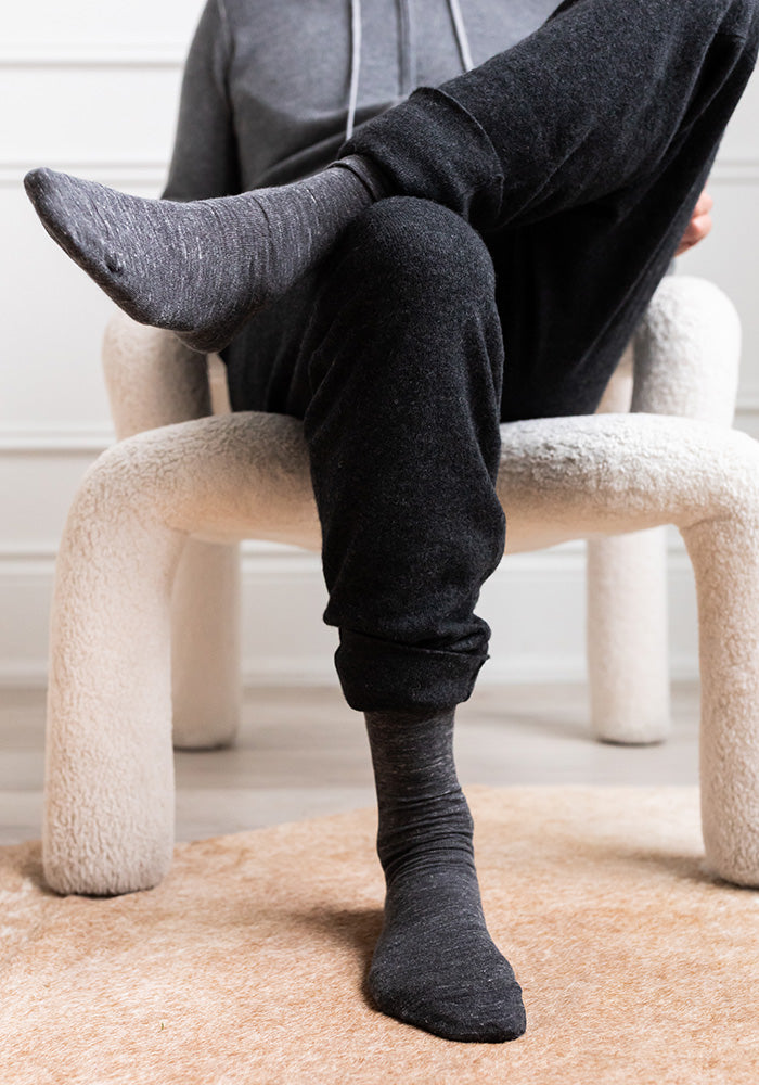 MEN'S CASHMERE & HEMP SOCKS