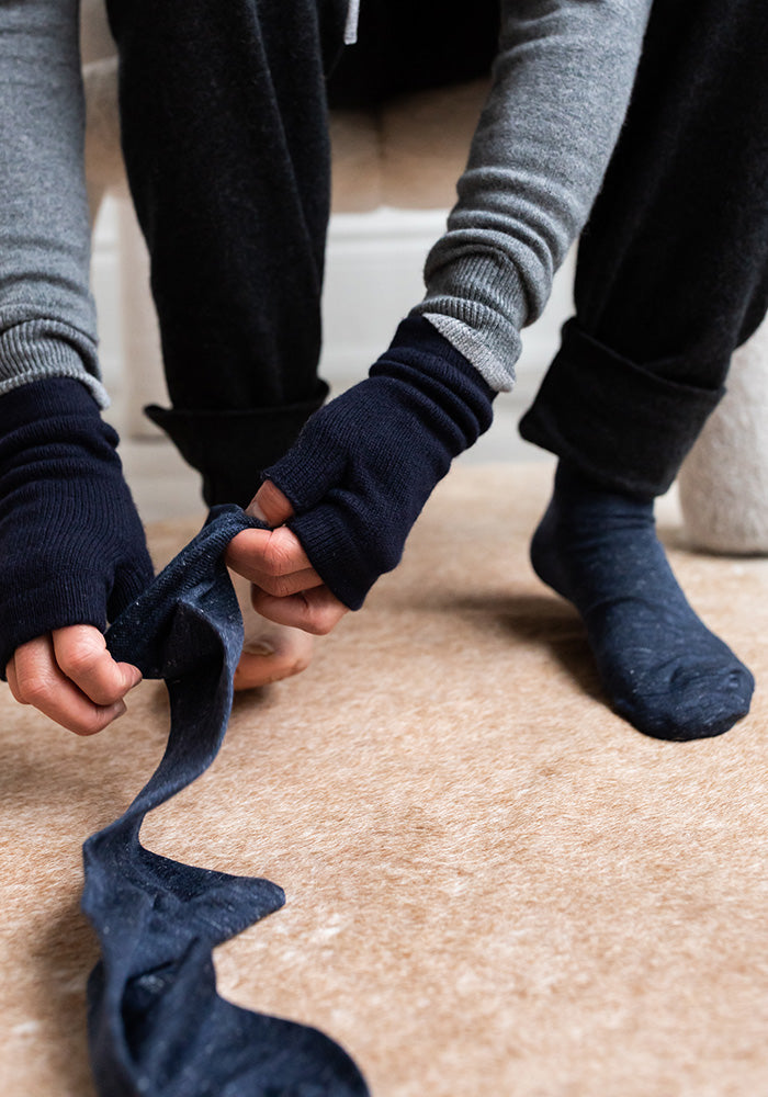 MEN'S CASHMERE & HEMP SOCKS