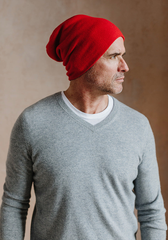 LONG SKULL HAT - MENS